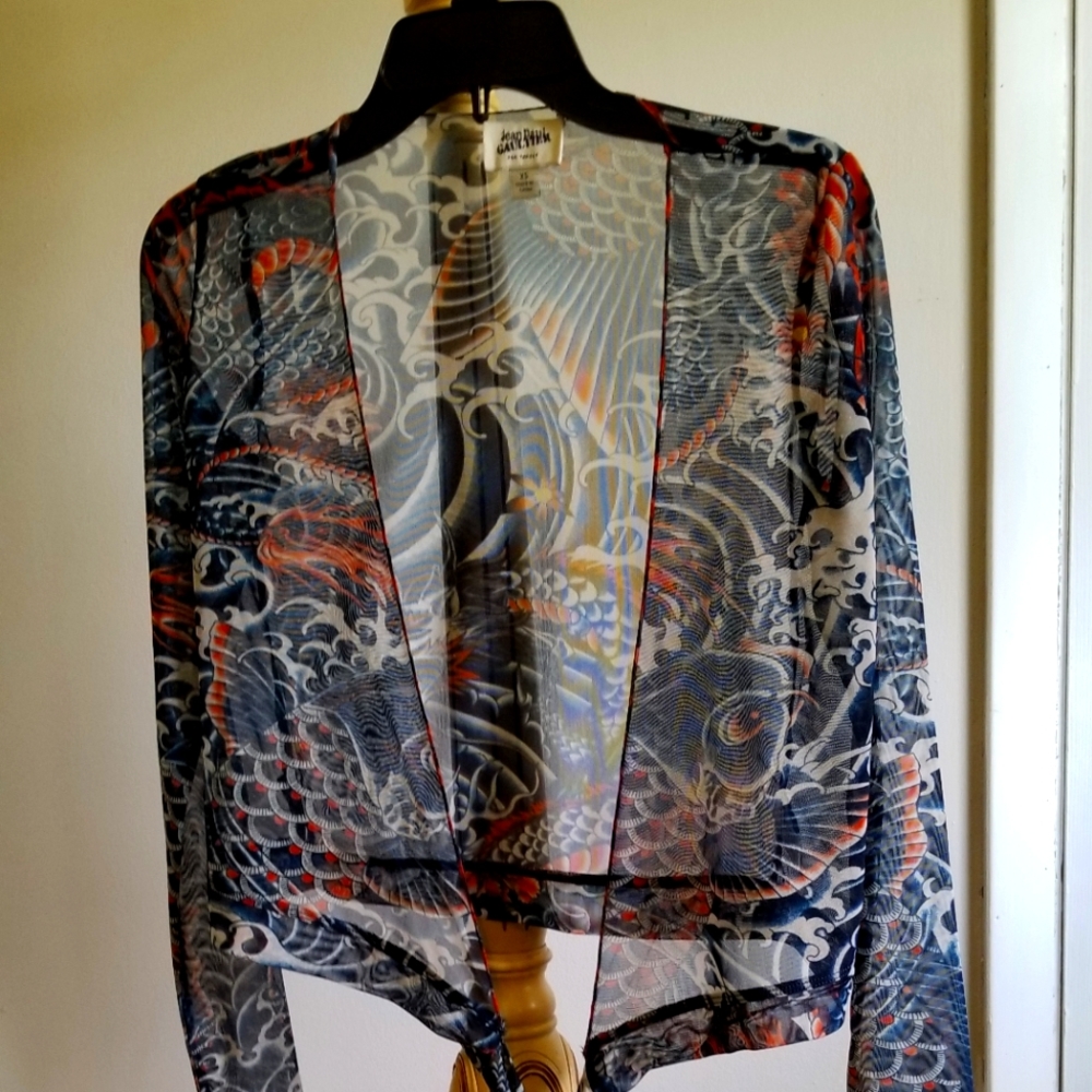 Jean Paul Gautlier see thru overshirt